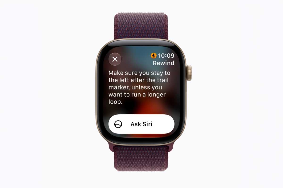 apple watch siri live rewind