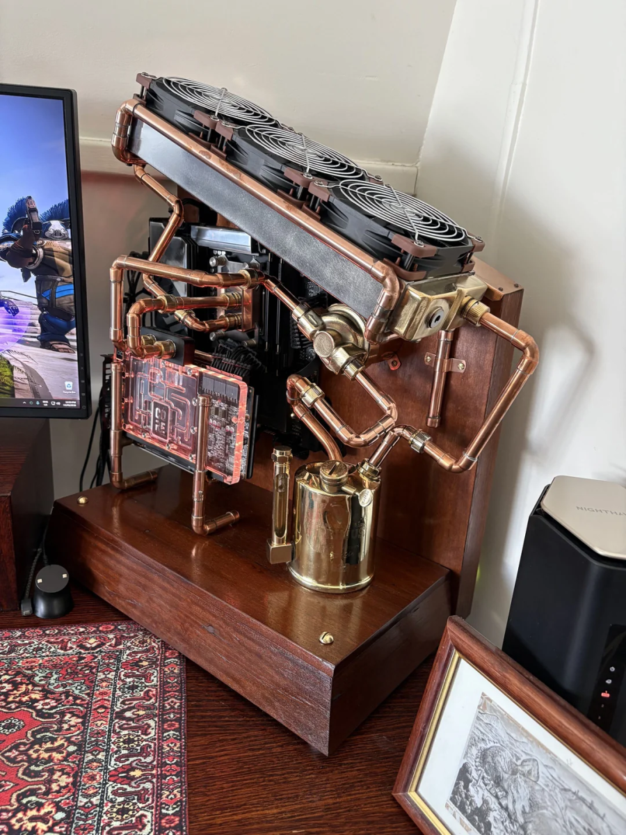 Custom copper cooling PC by Old-Mate-Fetus