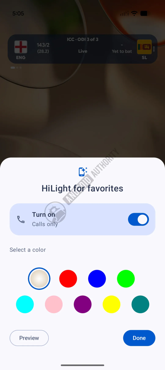 Pixel HiLight يقترب من دعم ألوان إضافية وإشعارات الرسائل