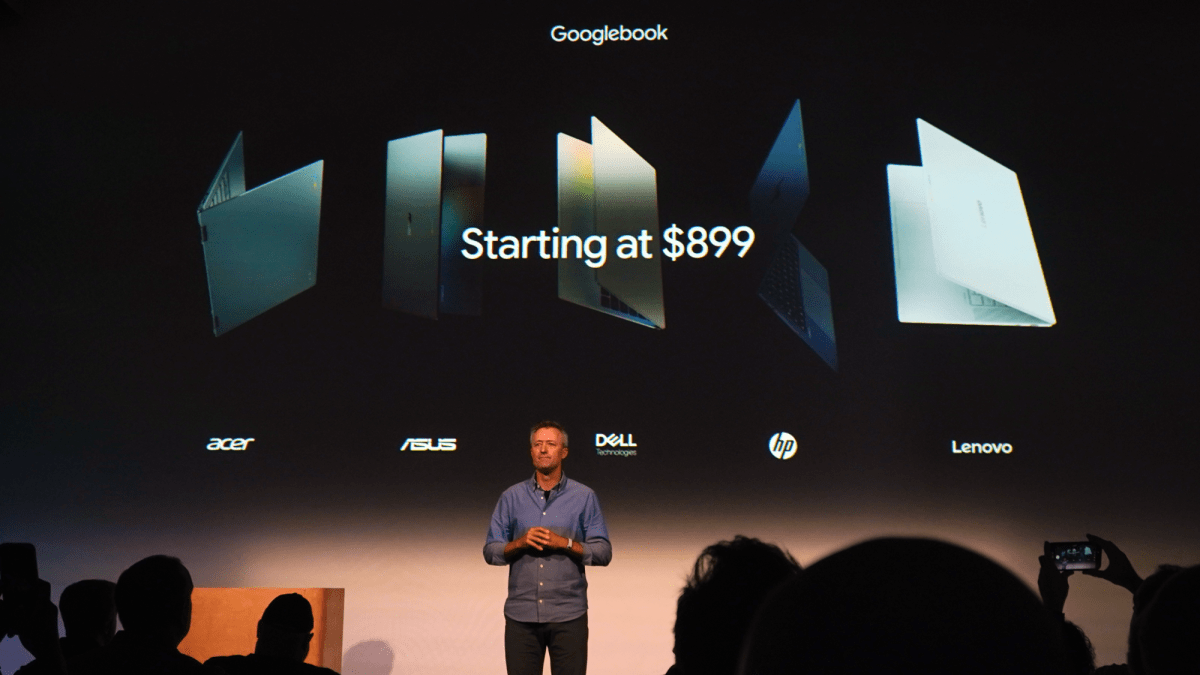 Googlebooks event with manufacturer promotional image