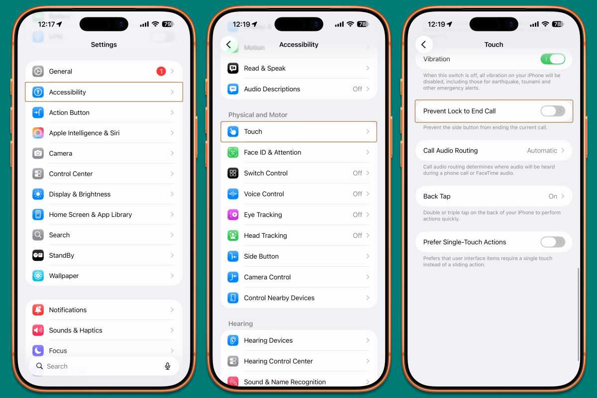 iOS Prevent Lock to End Calls