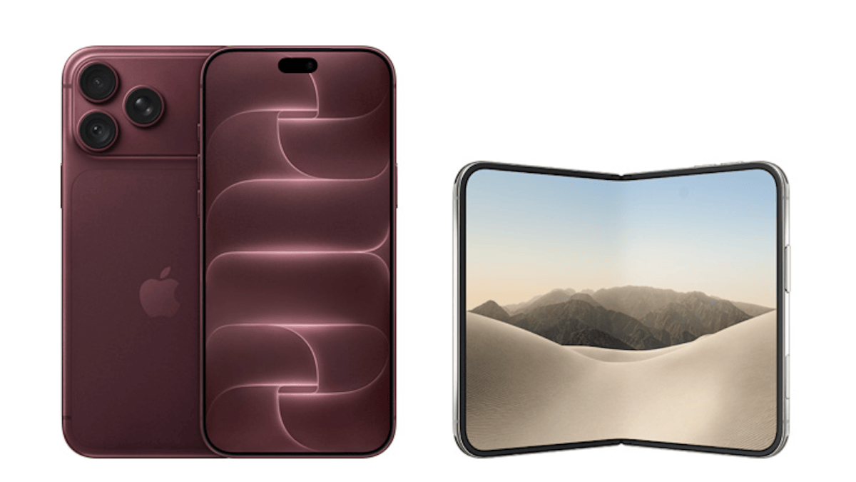 iPhone 18 Pro next to the iPhone Duo