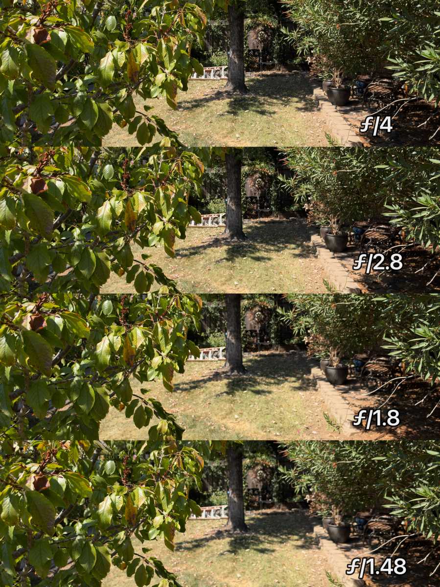 iPhone 18 Pro aperture example