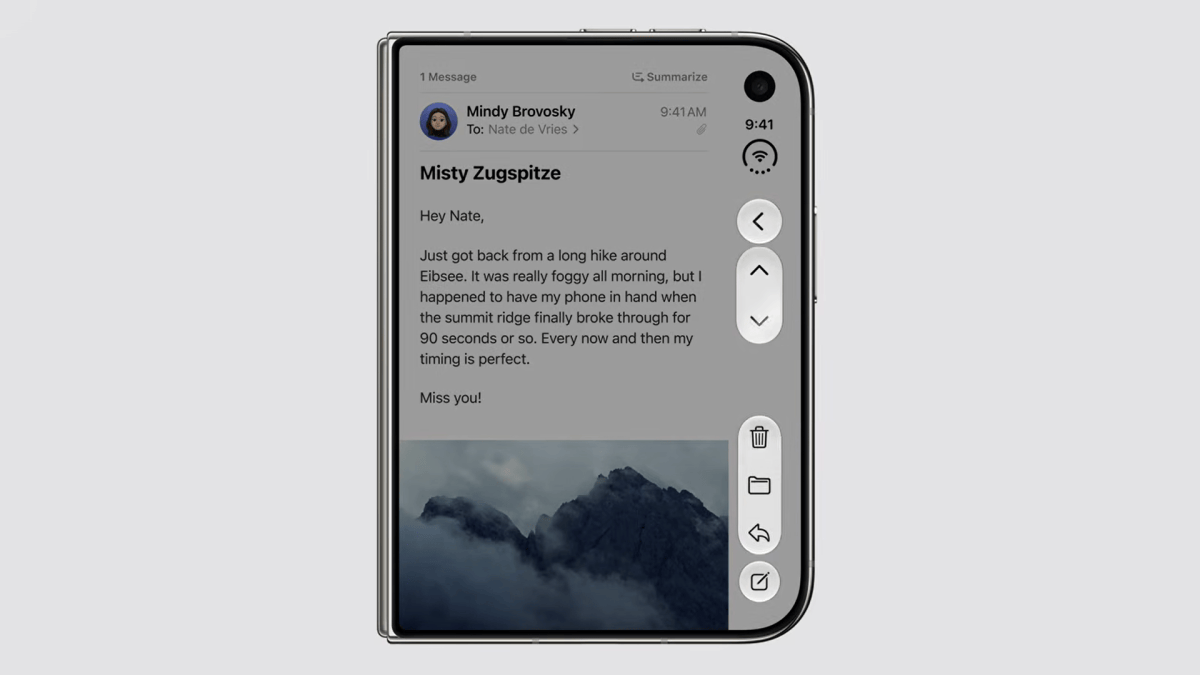 iPhone Dup app icons on the right