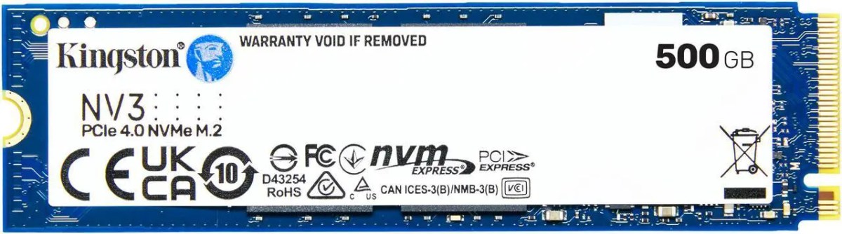 Kingston NV3 PCIe 4 NVMe SSD