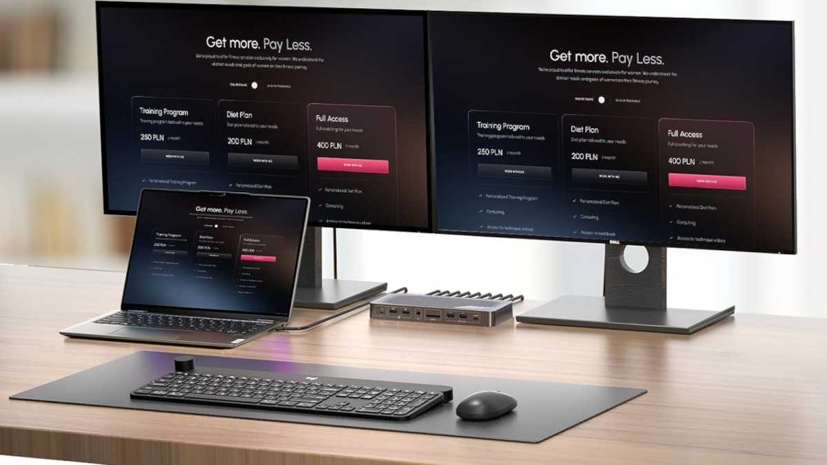 AV Access iDock P10 KVM Switch Dual Monitors