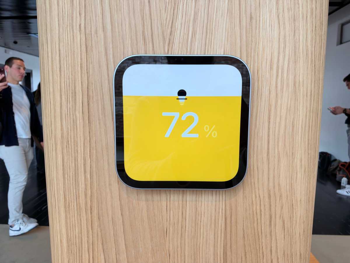 HomeView mounted on a wall