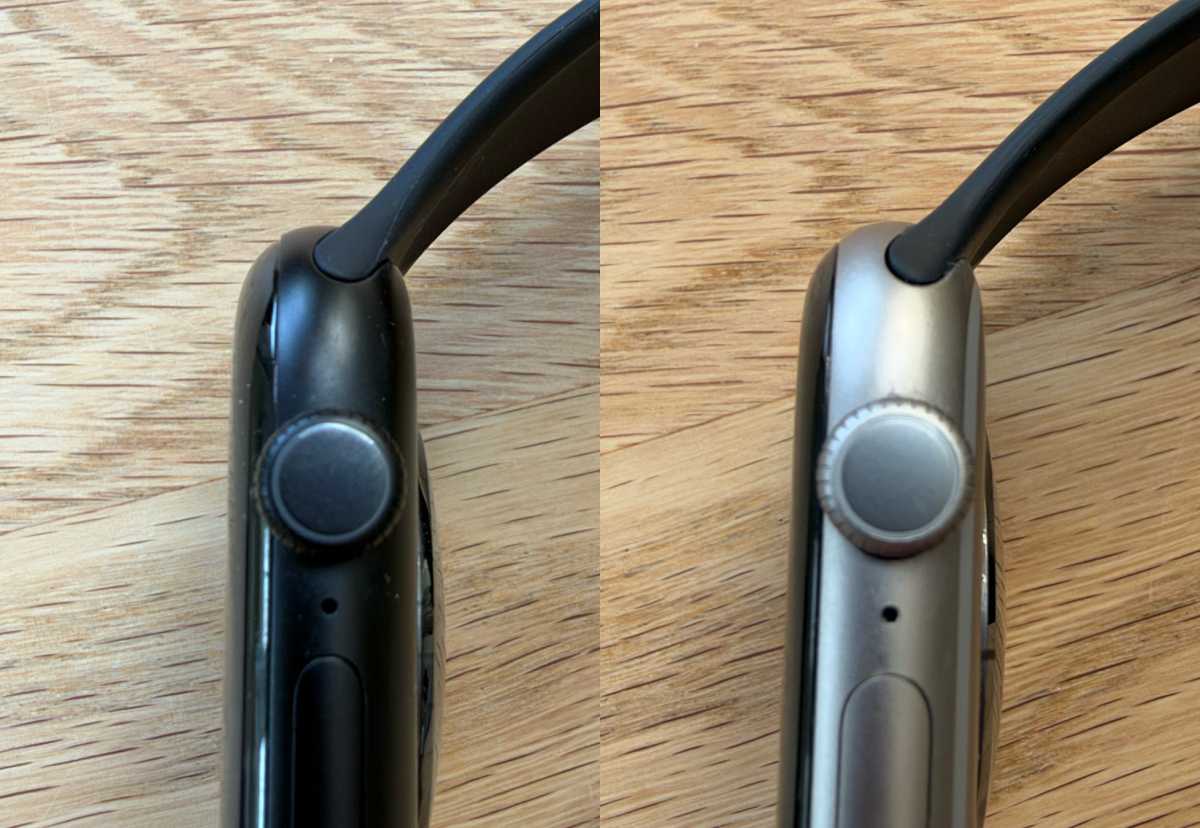 Apple Watch Series 12 (left) and Series 11 side views