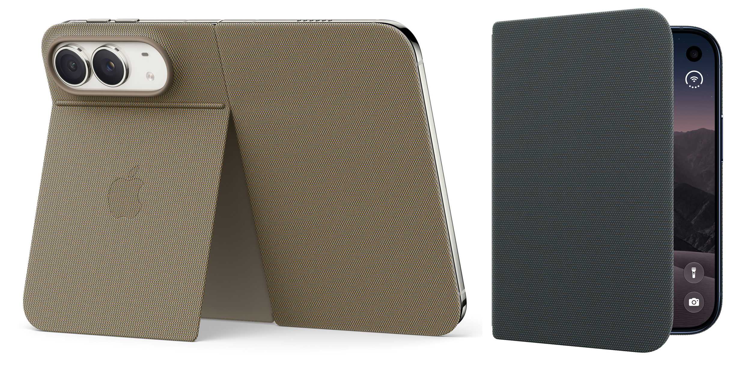 Apple iPhone Duo Folio with Kickstand: Magnetic folio with a built-in stand