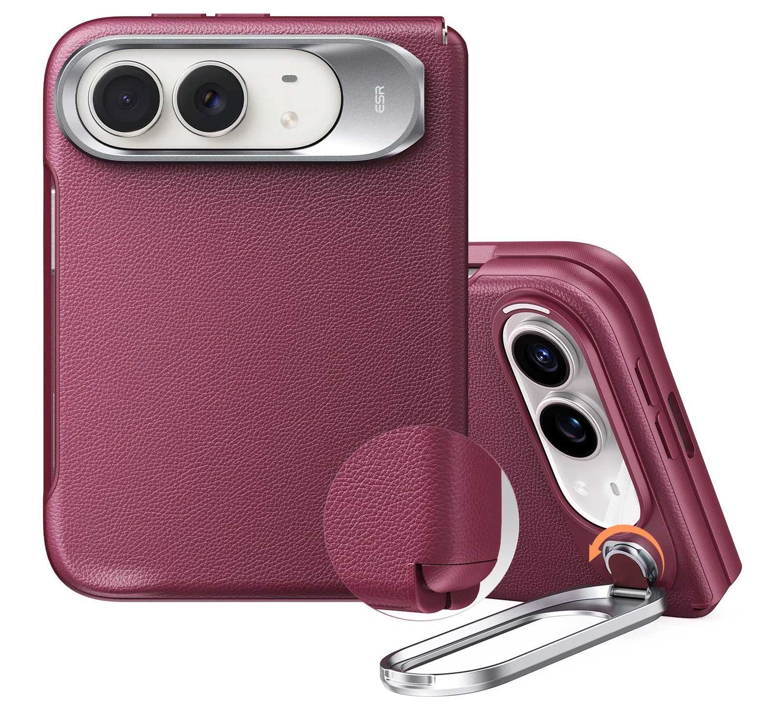 ESR Atelier Case with Flex Stand for iPhone Duo: Best soft-touch case