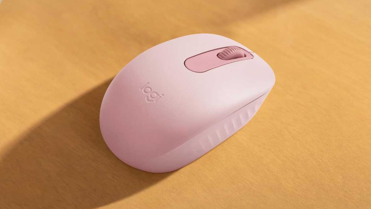 Logitech M196 Bluetooth Wireless Mouse Rose Pink