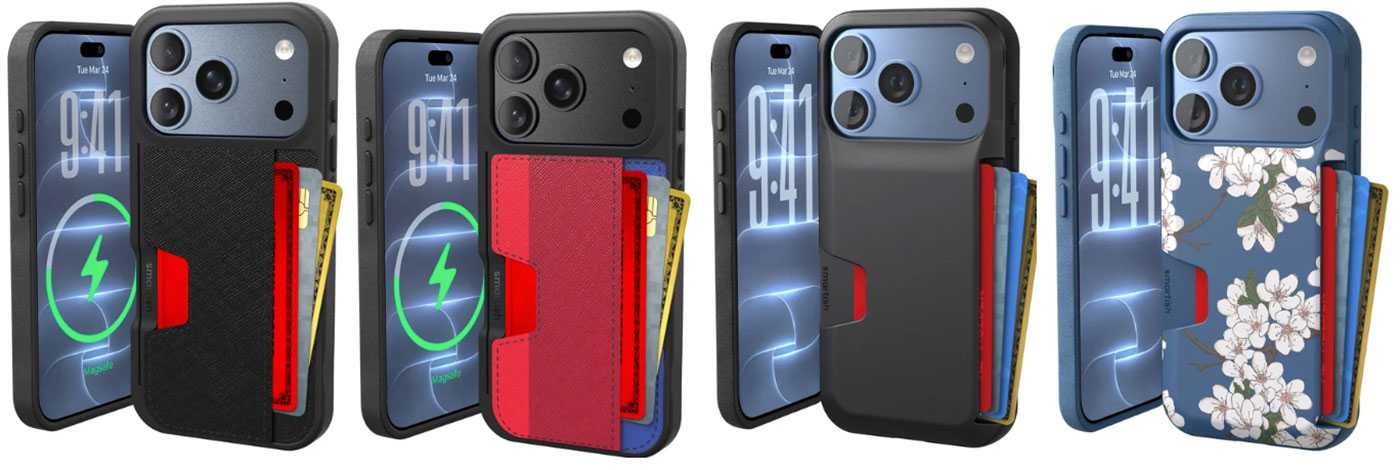 Smartish Wallet Slayer Case for iPhone 18 – Slim, static card holder case