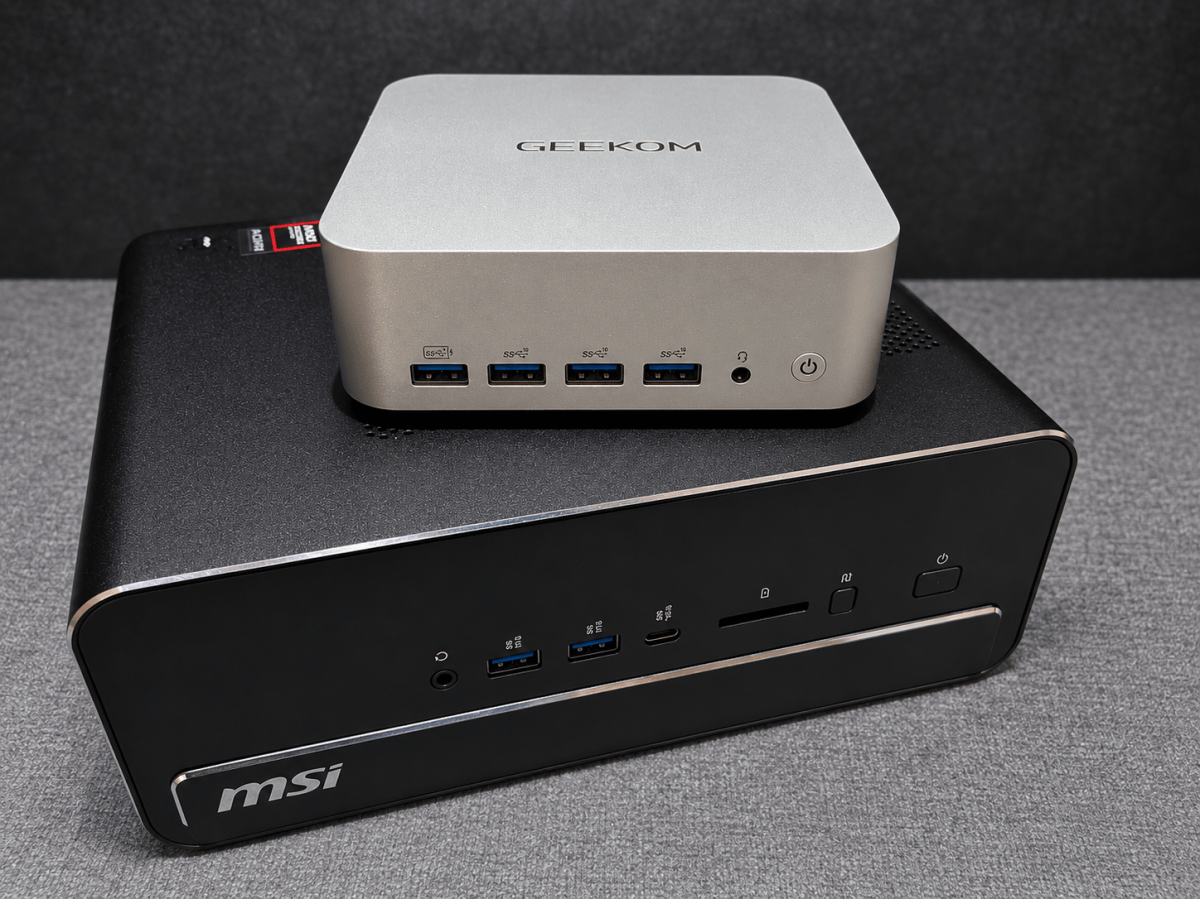 Test MSI PRO MAX EDGE AI  - mit Geekom A9 Max