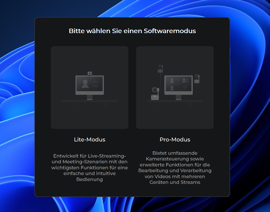 Test Obsbot Meet Flip - modus