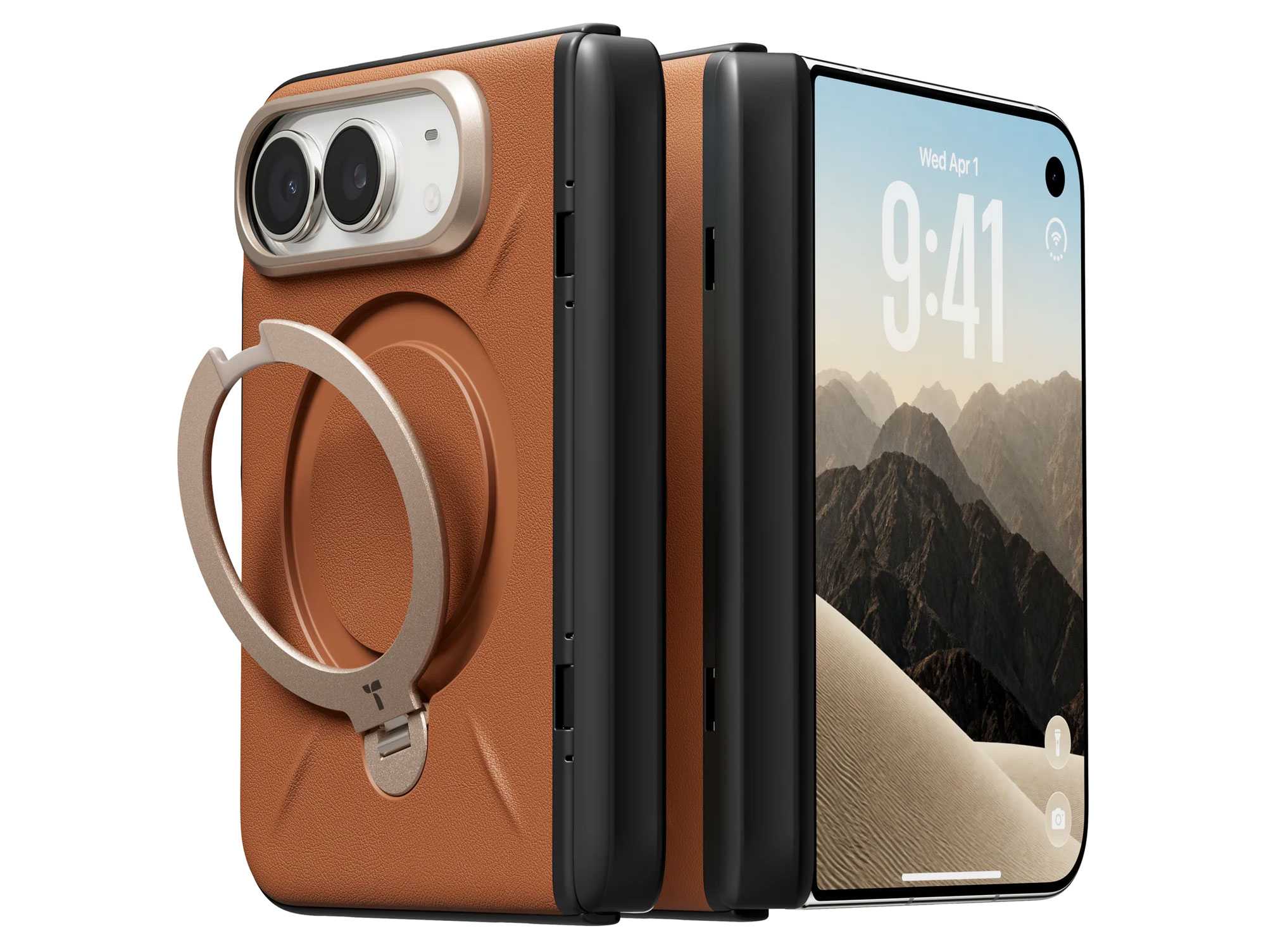 Torras Ostand Q3 VegSkin Case for iPhone Duo: Best rotating stand case