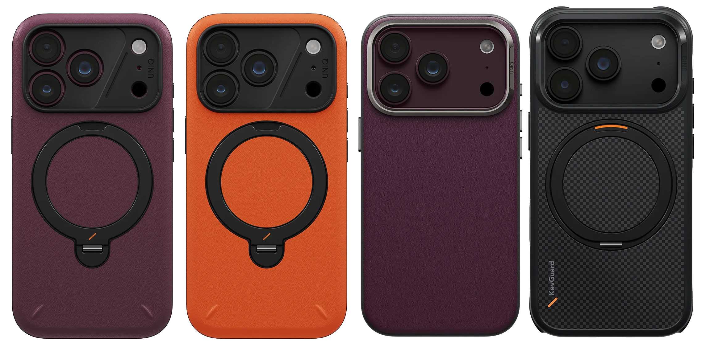 UNIQ Lyden DS, Elix and Keva Mōv cases for iPhone 18 – Stylish form and function