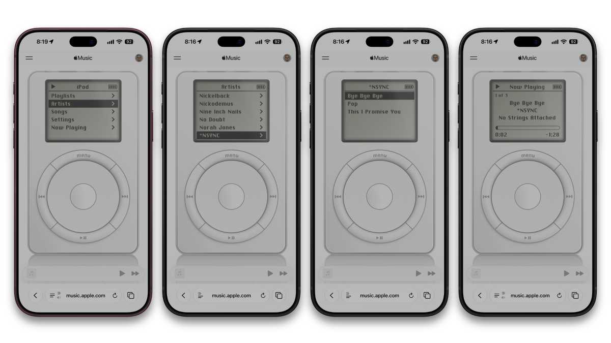 Apple Music iPod error page iPhone