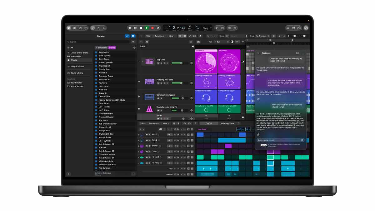 Logic Pro assistant