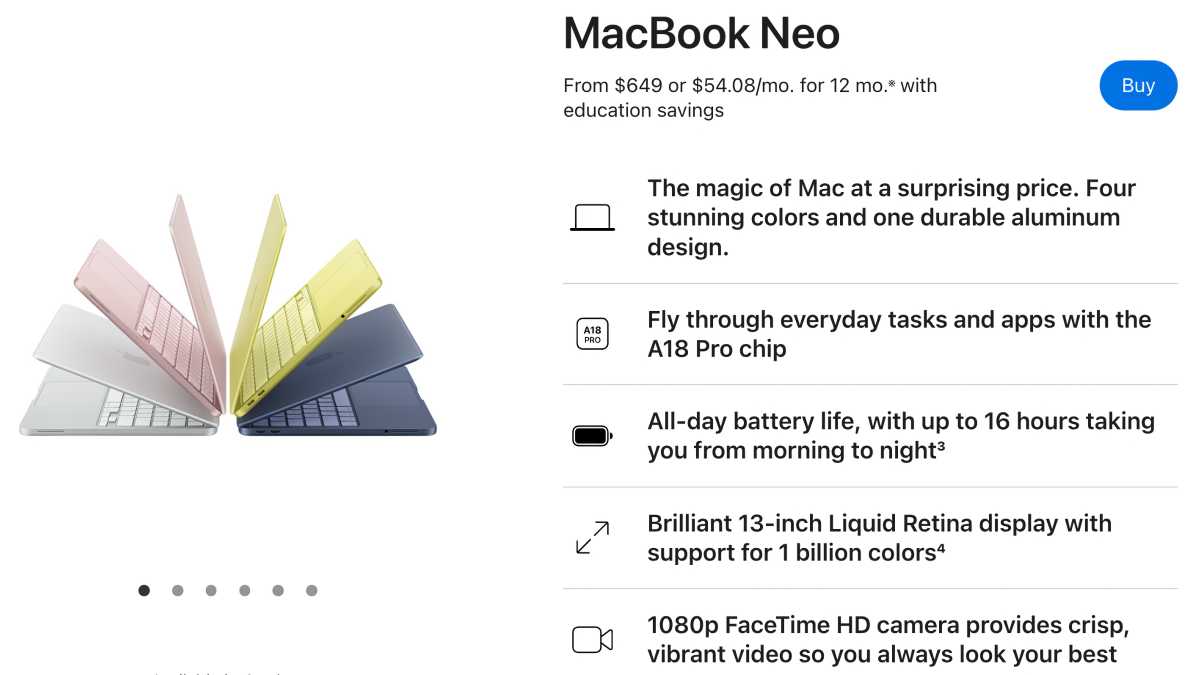 MacBook Neo education price increase