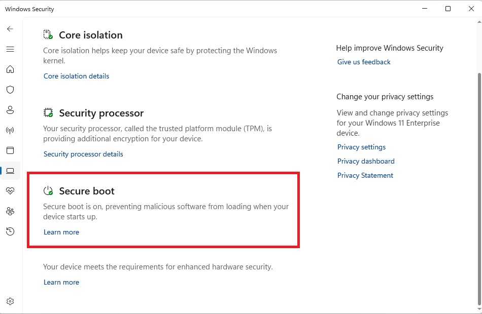 Windows Secure Boot